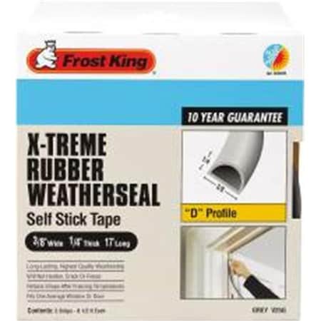 Thermwell Products Thermwell 471026 Weatherstrip Tape .35 In. X .25 In. X 17 Ft. 471026
